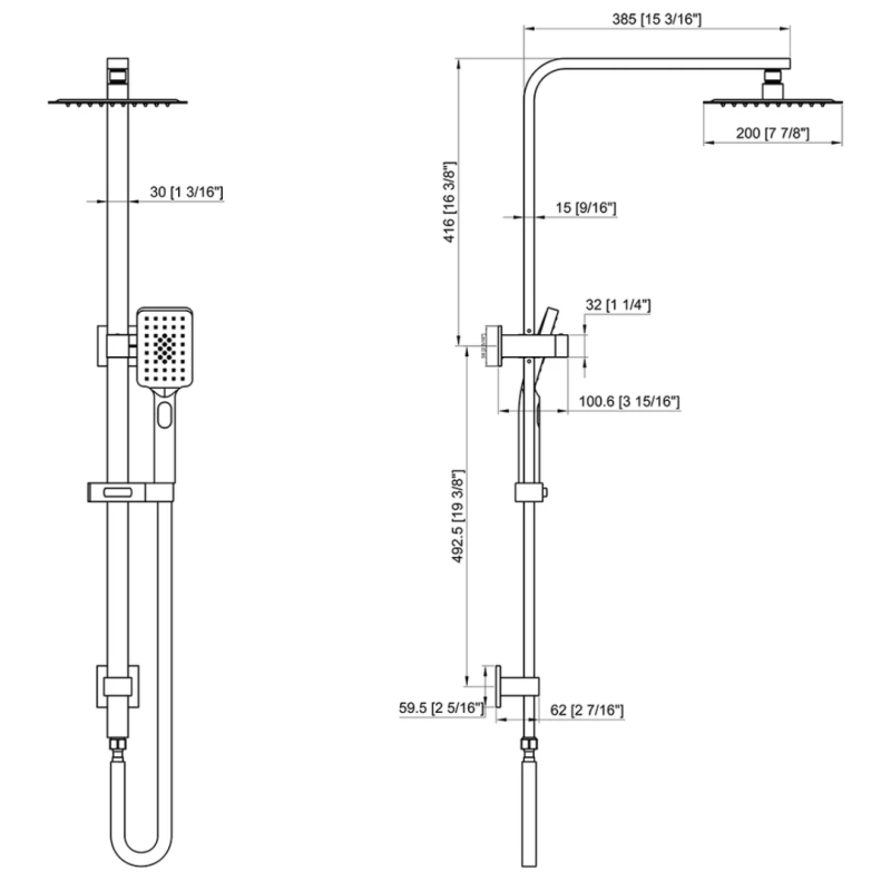 Onyx Shower Station Combo - Image 2